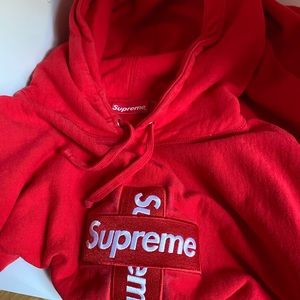 Supreme hoodie mens XL